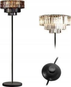 Álló Lámpa Kristály Modern Fekete Glamour Toolight