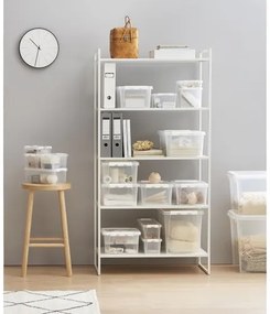 SmartStore Classic tárolódoboz fehér klipszekkel, 32 l, 32 l
