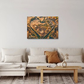Kép - Szív alakú folyó (70x50 cm)