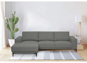 Szürke sarokkanapé (bal oldali) Chile – Scandic
