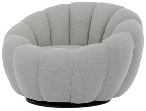 Forgószék Bouclé GREY2, szürke