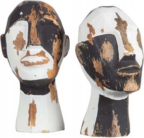 Kenji figura szett, fehér-fekete, Woood