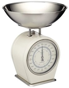 Living Nostalgia krémszínű konyhai mérleg, max. 4 kg - Kitchen Craft