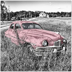 Poszterek 140x140 Rózsaszín nagymama Antik