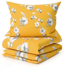 Mikroszálas ágyneműhuzat YELLOW ROSE sárga Ágyneműhuzat mérete: 2 db 70 x 90 cm | 200 x 220 cm