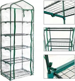 Kerti Üvegház 69x50x195cm