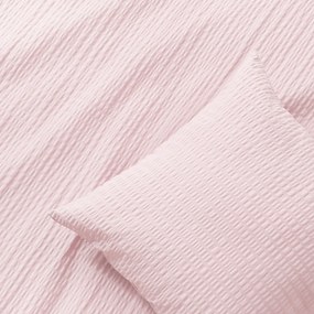 Goldea krepp párnahuzat - púderrózsaszín 40 x 40 cm