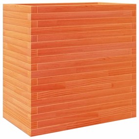 viaszbarna tömör fenyőfa kerti virágláda 70 x 40 x 68,5 cm