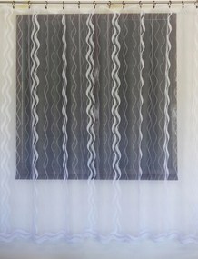 Mg Függöny 58/100 Fehér 210x160cm lengyel szalaggal