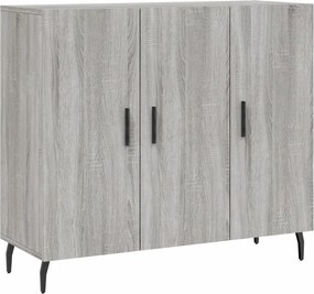 vidaXL szürke sonoma színű szerelt fa tálalószekrény 90 x 34 x 80 cm