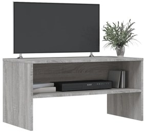 szürke sonoma szerelt fa TV-szekrény 80 x 40 x 40 cm