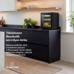 Klarstein Bevora italhűtő | 51,5 x 48 cm | LED belső világítás | Fekete