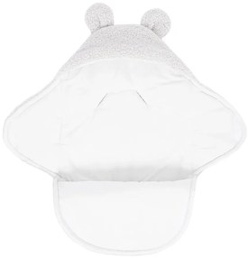 Elefántcsont színű sherpa babapólya 45x80 cm – Meowbaby