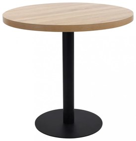 világosbarna MDF bisztróasztal 80 cm