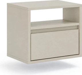 Zolia fali éjjeliszekrény 40 cm fiókkal - kasmír