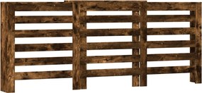 vidaXL füstös tölgy színű szerelt fa radiátorburkolat 205x21,5x83,5 cm