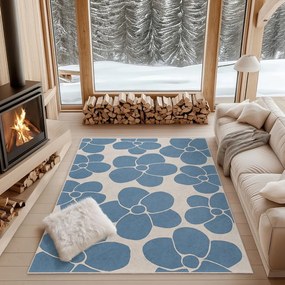 Kék mosható szőnyeg 120x180 cm Blue Meadow – Mila Home