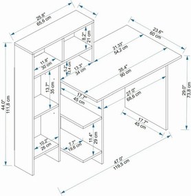 Bugra White íróasztal