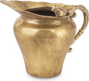 Fedél váza kaspó öregített öntözőkanna arany antik virág