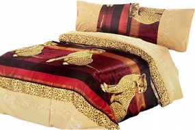 Ágyneműhuzat Szatén Pamut 200x220+PÁRNAHUZAT 70X80 Szép Vastag Különböző Minták