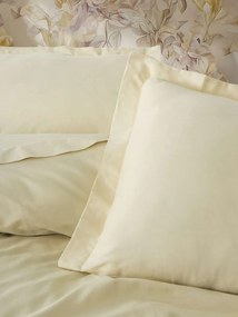 Elegant pamut szatén dupla ágyneműhuzat garnitúra 200 × 220 cm, bézs