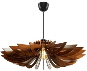 Csillár zsinóron 1xE27/60W/230V barna átm. 52 cm