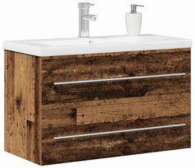 Fürdőszobai mosdószekrény Régi fa 80 x 38.5 x 48 cm Faanyag