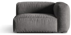 Szürke bársony kanapé modul (jobb oldali) Martina – Micadoni