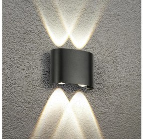 Brilagi - LED kültéri fali lámpatest FLAREBOX LED/4W/230V fekete IP65