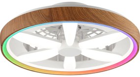 Brilliant - LED RGBW Dimmelhető mennyezeti ventilátor GAIANO LED/24W/230V + távirányító