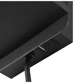 Matt fekete fali lámpa Comfort – Trio