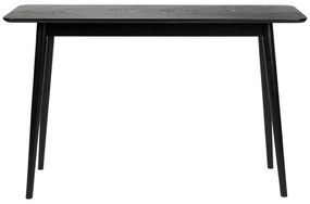 Fekete konzolasztal 40x120 cm Fabio – White Label