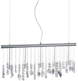 Kolarz 104.85.5 - Kristály csillár zsinóron STRETTA 5xG9/40W/230V fényezett króm