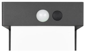 Napelemes LED fali kültéri lámpa (magasság 14 cm) Colombo – Trio