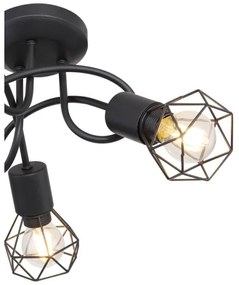 Globo - LED Felületre szerelhető csillár XARA 3xE14/6W/230V fekete