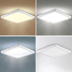 BRILAGI - LED dimmelhető mennyezeti lámpatest ESTELA SQUARE LED/36W/230V 31x31 cm fehér + távirányítóval