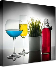 Vászonkép 60x60 Színes italok Italok