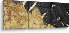 Kép - Arany szerkezet N⁰1 (órával) (90x30 cm)
