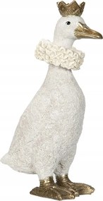Kacsa Figura Húsvéti Kacsa Húsvéti Ajándék Dekoráció Fehér 34cm