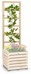 Blumfeldt Modu Grow 50 UP, rács növényekre, 151 x 50 x 3 cm, fenyő