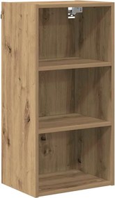 vidaXL Függő szekrény Artisan tölgy 40 x 29,5 x 80 cm Faanyag