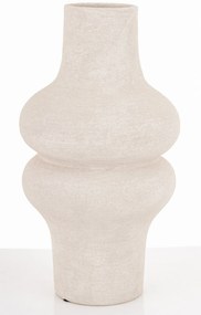 Evora design Váza kerámia fehér 35x18.5x18.5cm