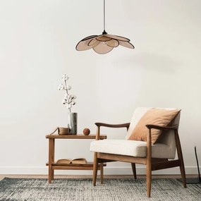 Csillár zsinóron TOBAGO 1xE27/20W/230V átm. 60 cm bézs