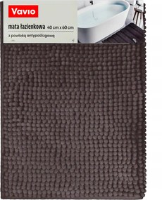 Fürdőszobaszőnyeg csúszásgátló bevonattal 40x60cm, sötétszürke 1300 Gsm