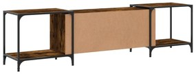 füstös tölgy színű szerelt fa TV szekrény 203 x 37 x 50 cm
