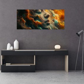 Kép - Arc az űrben (120x50 cm)