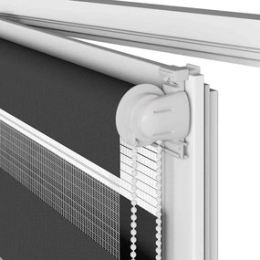 zebrafüggönnyel fekete szövetszélesség 40,9 cm poliészter