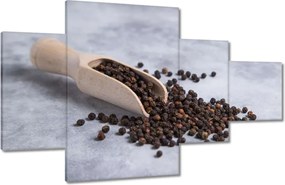 Vászonkép 130x80 Bors fekete fűszerkeverék