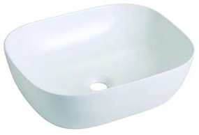 Bathco 4072 - OLEA ráépíthető mosdó 49x40 cm porcelán/fehér