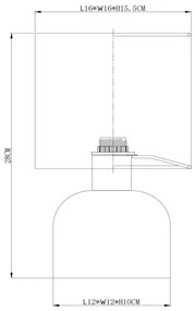 Lucide 10516/01/38 - Asztali lámpa WOOLLY 1xE14/40W/230V krémes